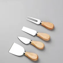 4 шт. набор мессенджер бард набор Eiken bamboe houten Handvat Kaas Mes slicer Kit Keuken Koken Gereedschap cheedse cutter Nuttig доступ