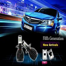 CE ROHS все в один светодиод H4 9003 P43t HB2 двойной света фар лампа 80 Вт 8000lms Conversion Kit автомобилей светодиодные фонари Canbus