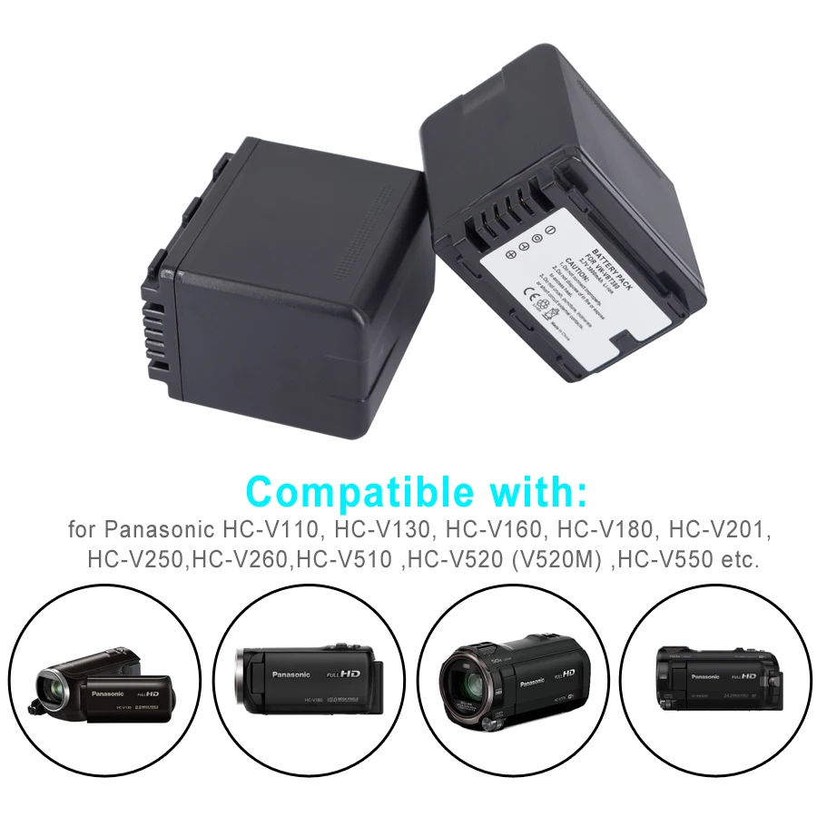 PALO 3900mAh VW-VBT380 VBT380 VW-VBT190 батарея+ USB двойное зарядное устройство для Panasonic HC-V720, HC-V727, HC-V730, HC-V750, HC-V760, HC-V770