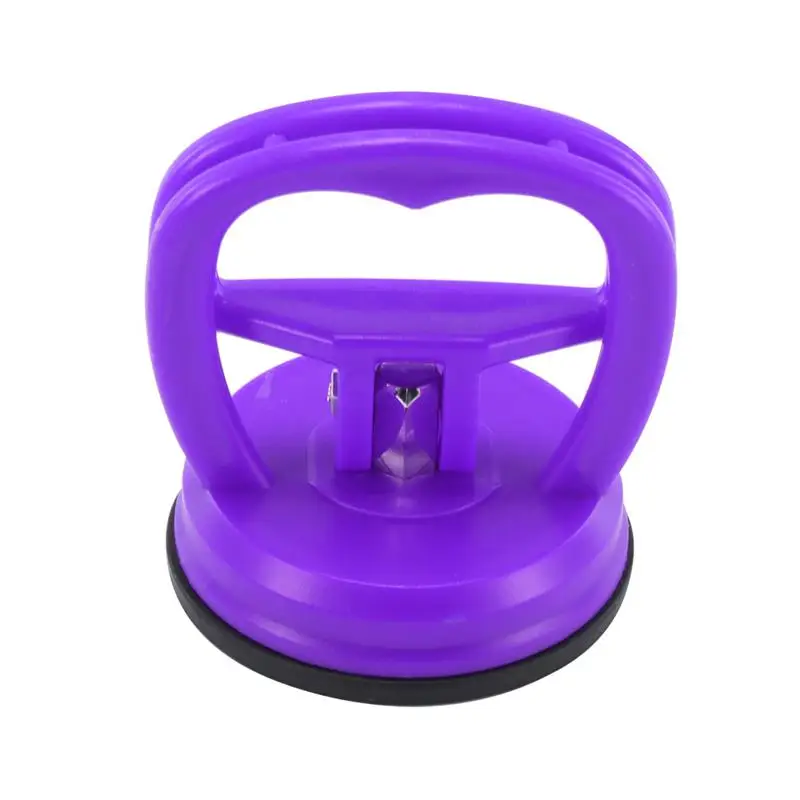 Мини-Автомобильный съемник для удаления вмятин, инструменты для удаления вмятин, крепкая присоска, набор для ремонта автомобиля, стеклянный металлический подъемник, блокировка, полезная - Цвет: Purple