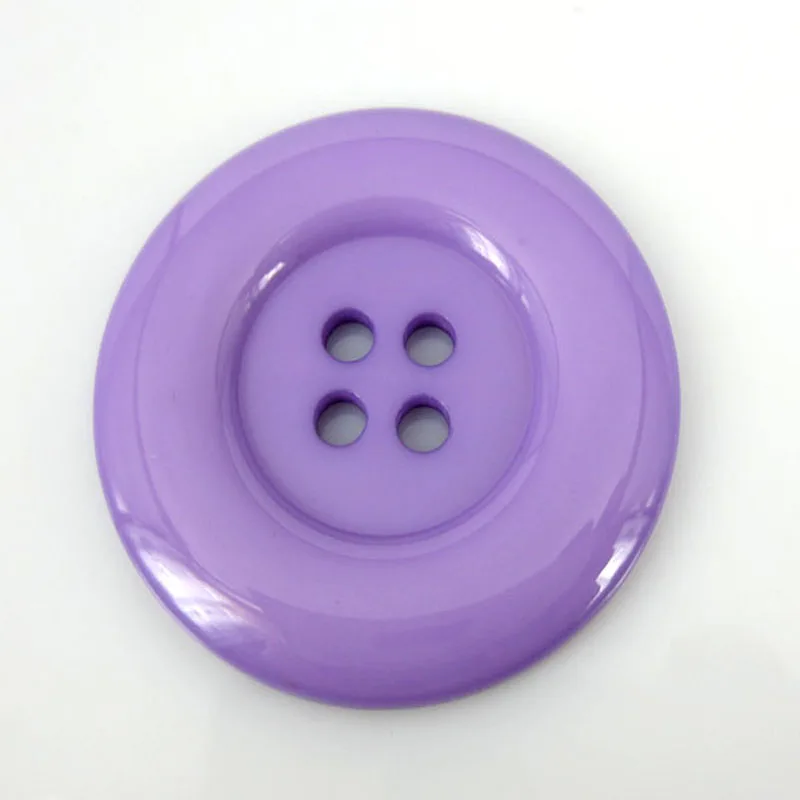 

20pcs 1-3/8" 4-Holes Purple Resin Buttons Large Buttons Fit Sewing craft Scrapbooking 34.0mm