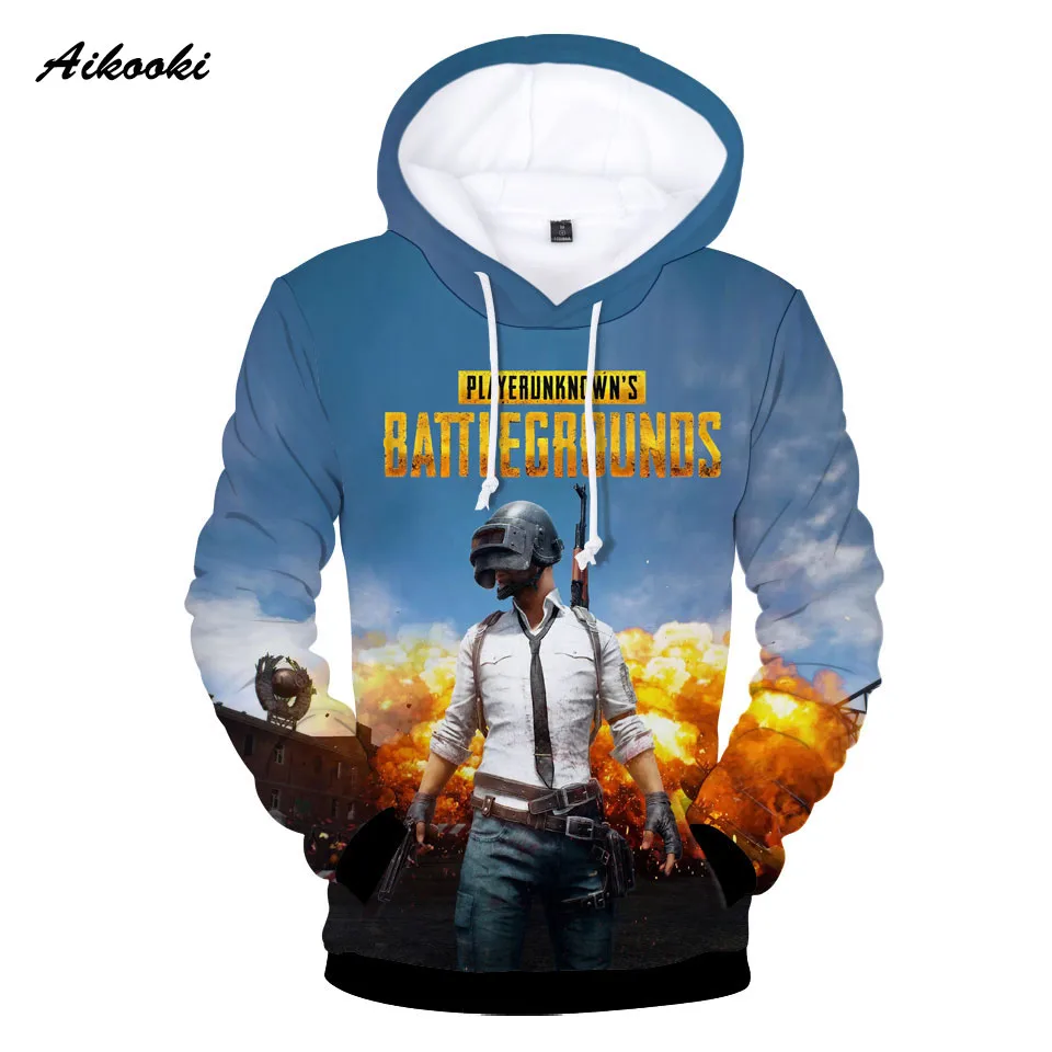 

Aikooki Hotsale PUBG Boys Hoodies Girls Sweatshirts Fashion Pullover Hoodie Spring/Autumn Thin Hoodies 3d Casual Tracksuits Men