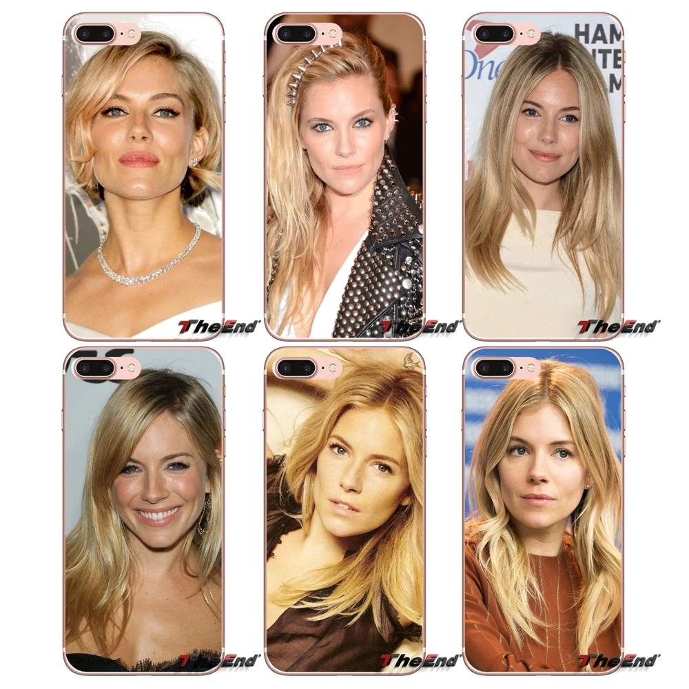 Sienna Miller актриса для Huawei G7 G8 P7 P8 P9 Lite Honor 4C 5X 5C 6X Mate 7 8 9 Y3 Y5 Y6 II 2 Pro 2017 прозрачные мягкие