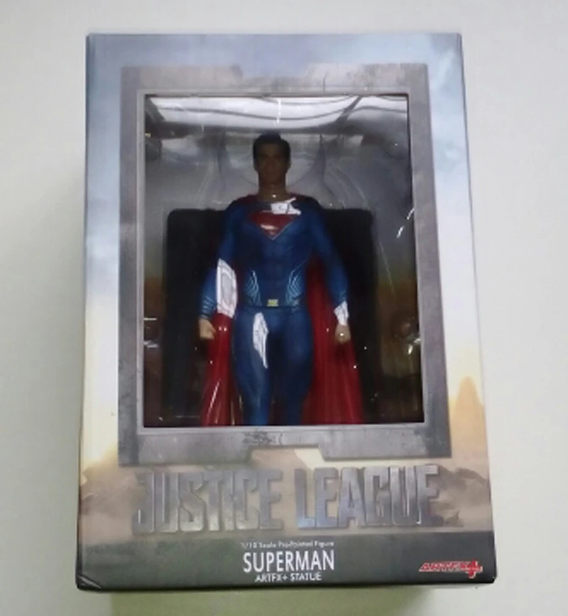 7inch 18cm ARTFX STATUE Justice League Aquaman Cyborg Superman Batman Wonder Woman Flash 1 10 Scale Action Figure Toy Doll (38)