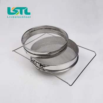 

Double-layer Stainless Steel Honey Sieve Filtration Bee Honey Filter Strainer Machine Tool Extractor Beekeeping Tools