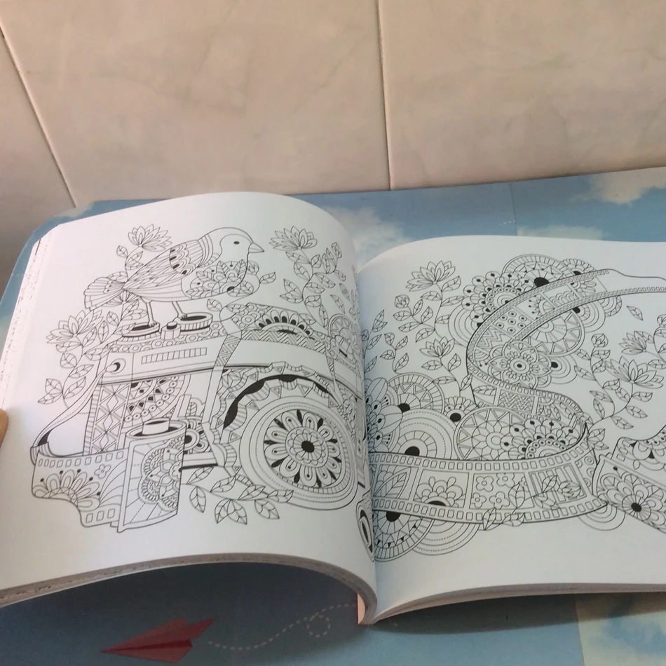 84 Pages Beautiful Day Pregnant decompression colouring books coloring books for adults For Relieve Stress Painting Drawing Book