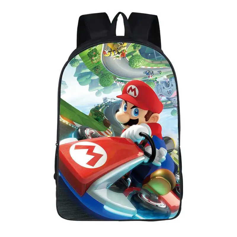 16 дюймов Super Mario Sonic Boom Hedgehogs Детский рюкзак для мальчиков и девочек школьные сумки повседневные Детские книжные сумки на плечо рюкзаки Mochila