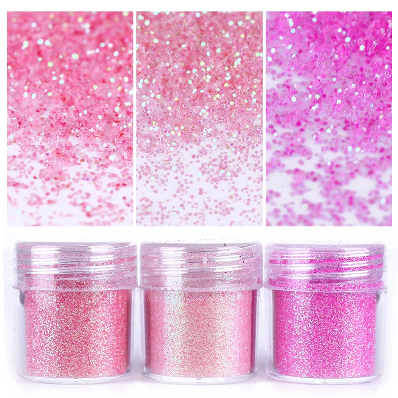 

1 Box Gold Champagne Pink Nail Glitter Powder Sequins Mixed Nail Sparkles Color Changing Makeup Glitter for Nail Art Decoration