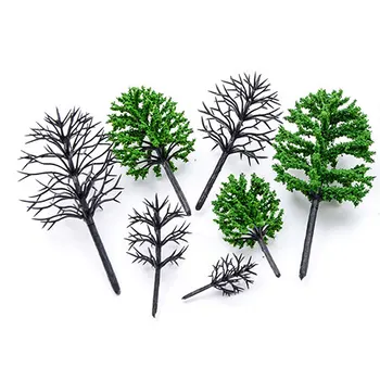 

30pcs HO 1/87 Scale Architectural Model Tree Arm Toys Miniature Plants For Diorama Tiny Trees Making Material Layout Kits