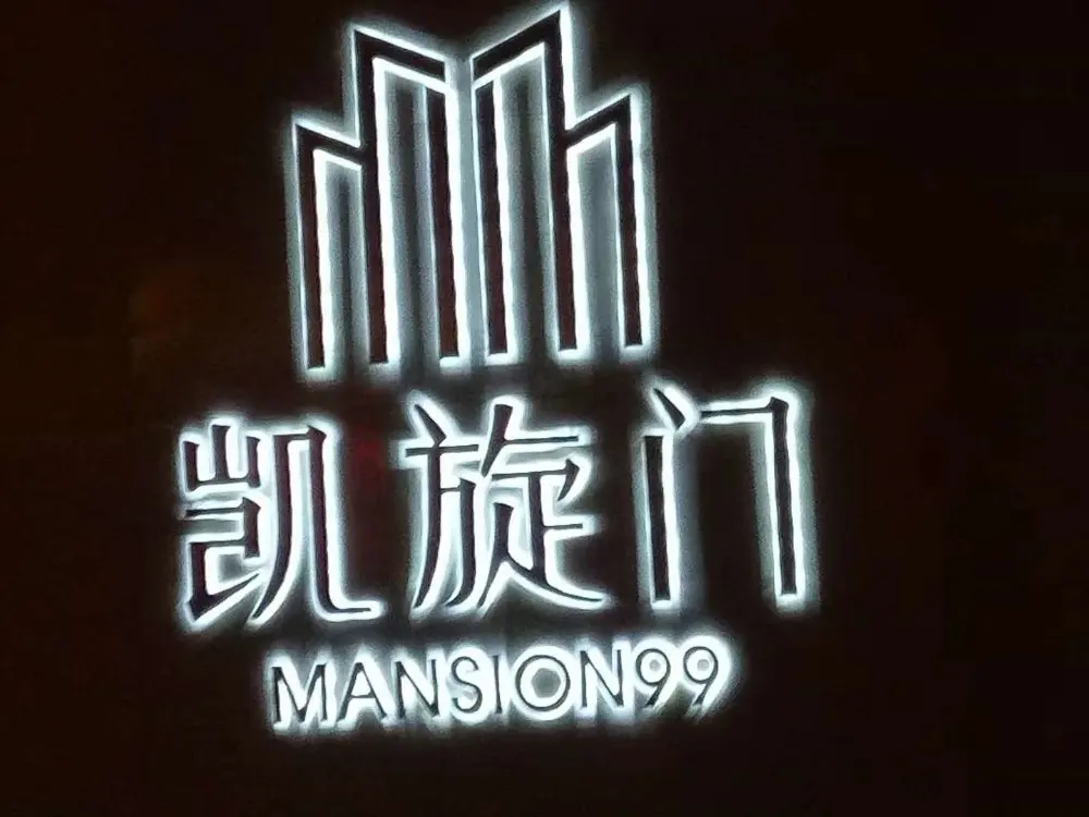 

dimensional LETTER LOGO backlit led illuminated 3D build up steel sign letter