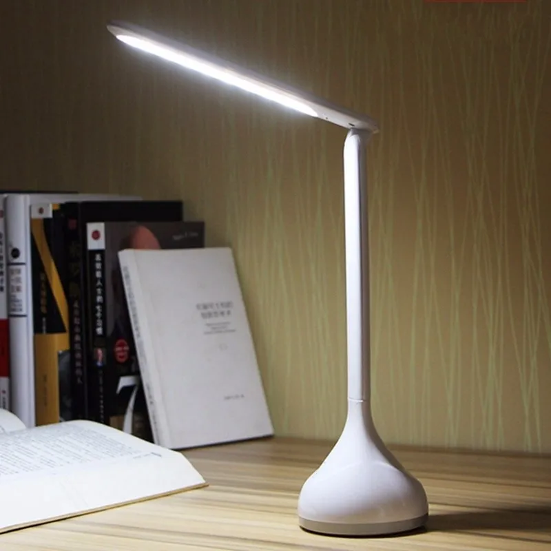 

Fashion Folding Rechargeable Eye Protection 18 LED Touch Dimmer Table Lamp Reading Study Work Table Light Home Dorm Night Light