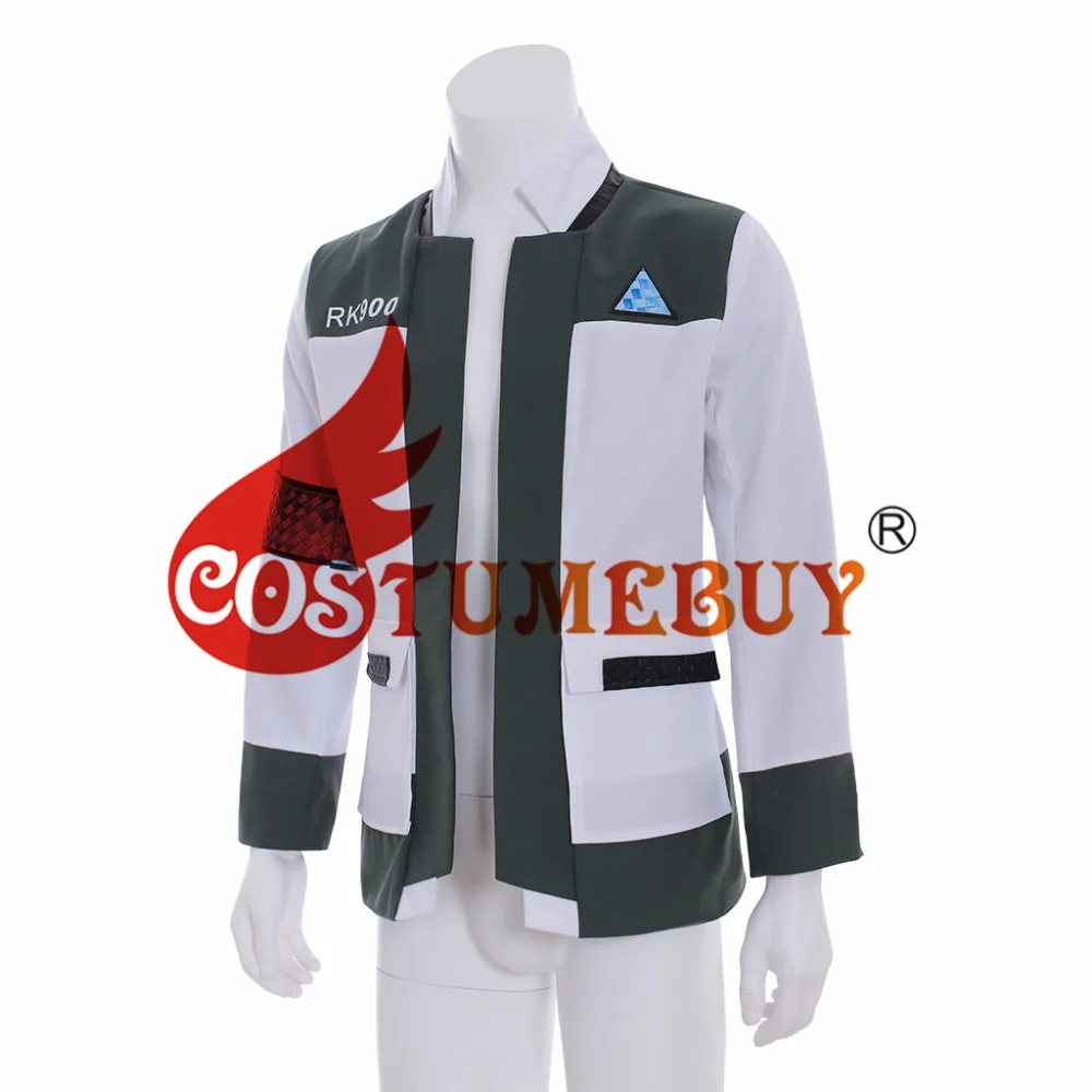 CostumeBuy игра Детройт: стать человеком Косплей куртка топ Взрослый мужской RK900 косплей костюм куртка L320