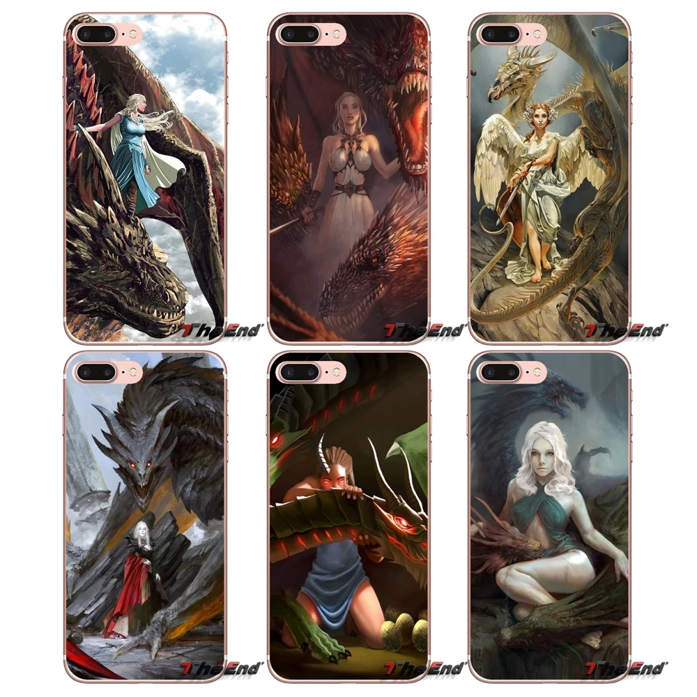 

For iPhone X 4 4S 5 5S 5C SE 6 6S 7 8 Plus Samsung Galaxy J1 J3 J5 J7 A3 A5 2016 2017 dragon mother Game of Thrones Phone Case