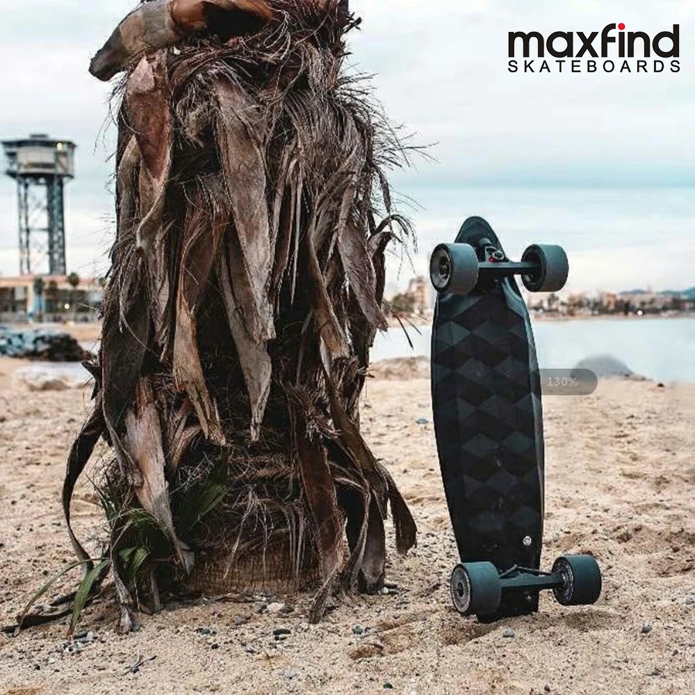 Электрический скейтборд Maxfind MAX2 на четыре колеса 1000 Вт * 2 два двигателя
