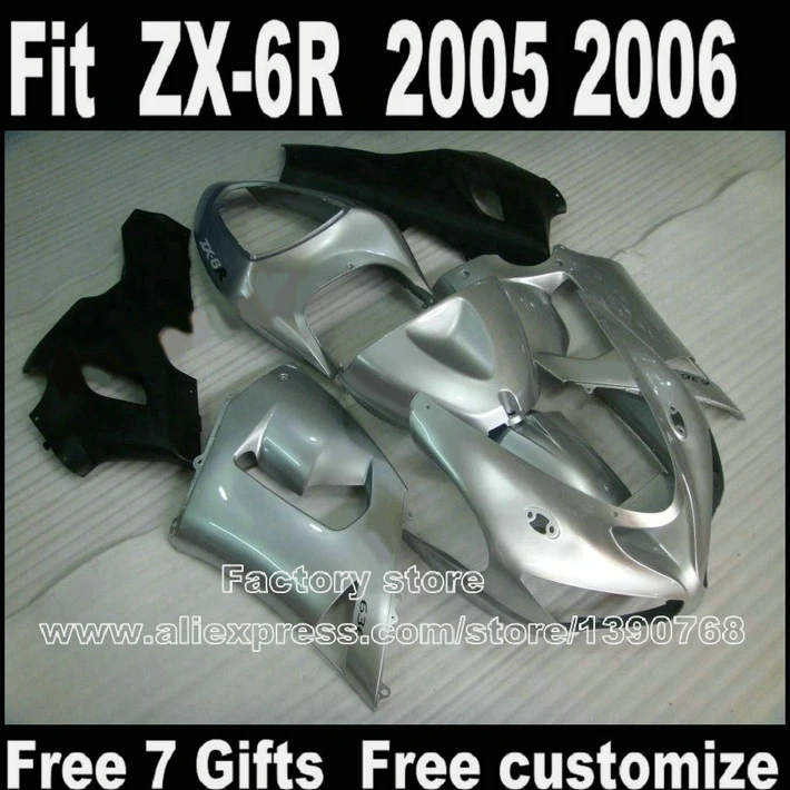 High quality fairing kit for Kawasaki ZX6R 2005 2006 ZX 6R 05 06 Ninja