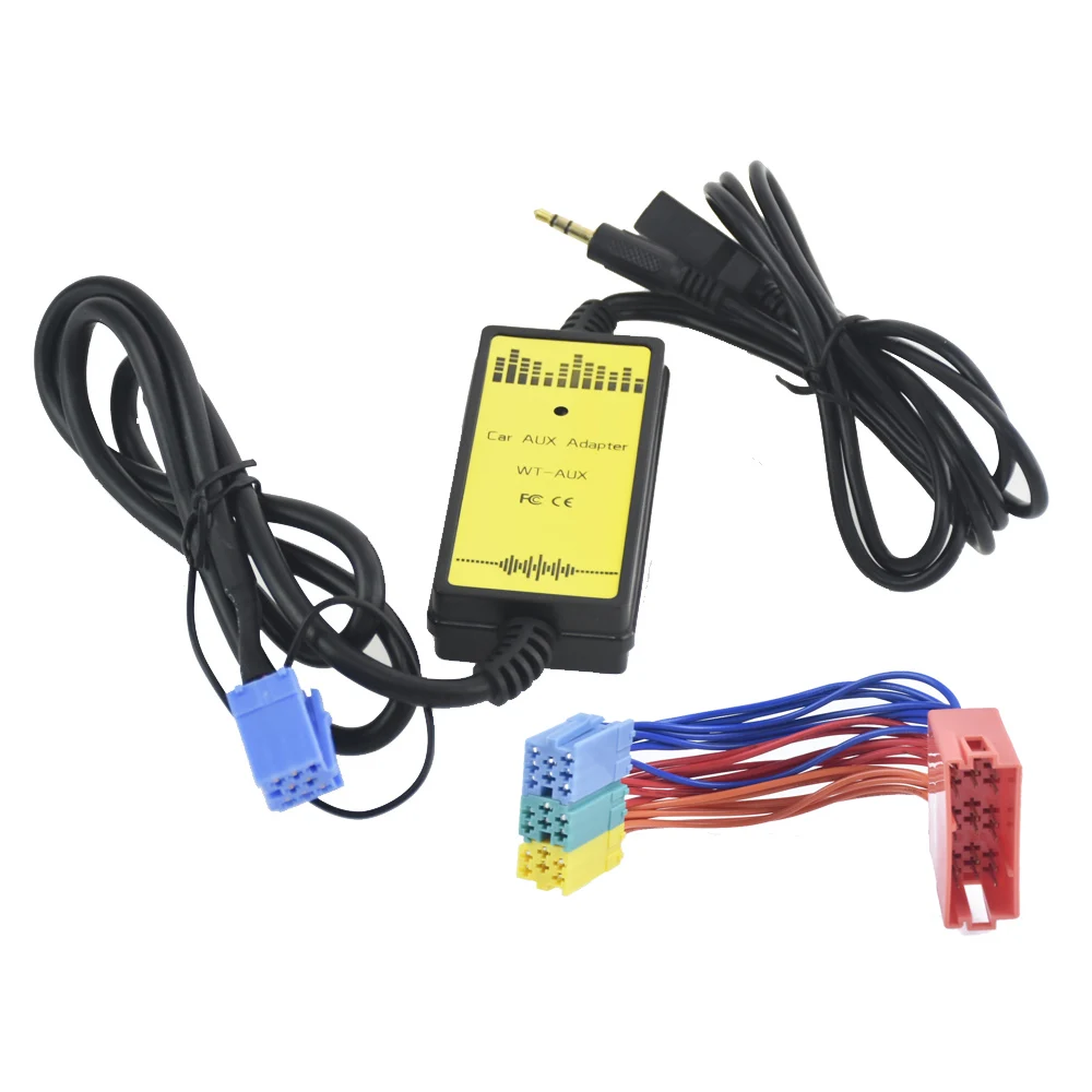  Coche AUX USB Mini SD 8P conectar el cambiador de CD para asiento Ahambra iza Arosa para Audi 8Pin 