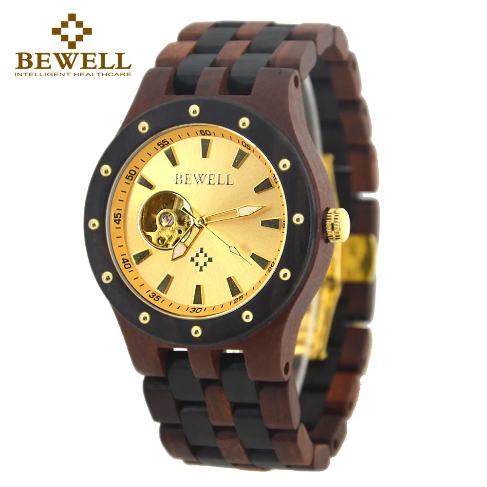 Часы мужские механические с деревянным ремешком 131A|watch brand|watch genuinewatch relogio |