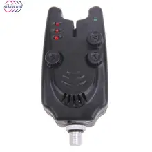 New 1PCS Fishing Bite Alarm With Electronic Bite Fish Alarm Bell Bait Alarm Carp Bite Fishing Alarm Annunciator Device Black AS