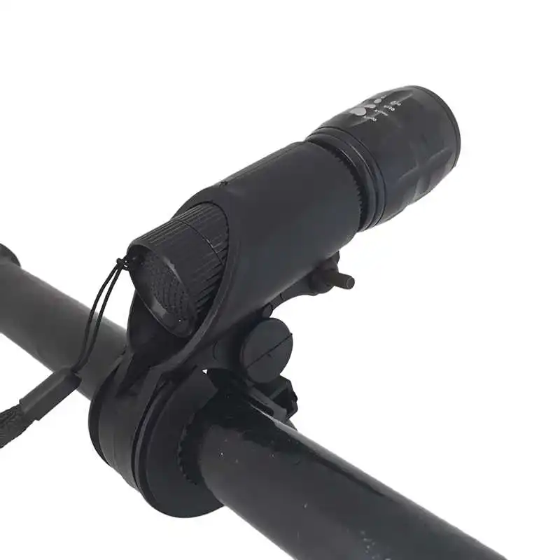 

WasaFire Cycling Bicycle Light Bike Lamps Stand Holder Rotation Grip LED Flashlight Torch Clamp Clip Mount Bracket Accessories