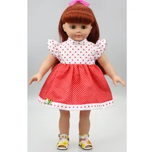 Popular 18 inch American girl Dress Children gift Doll Accessories