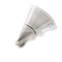 12 шт. линейка для бровей Prictice для губ трафарет для Татуировки Косметический измерительный инструмент постоянный уход за макияжем линейка точное позиционирование