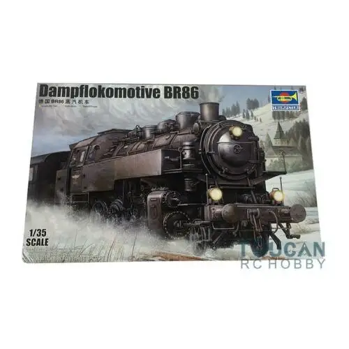 Maquette Trumpeter BR86 1/35 - Locomotive WWII (Boîte Abîmée, Contenu Neuf)
