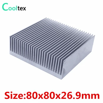 

50pcs 80x80x26.9mm Aluminum heatsink