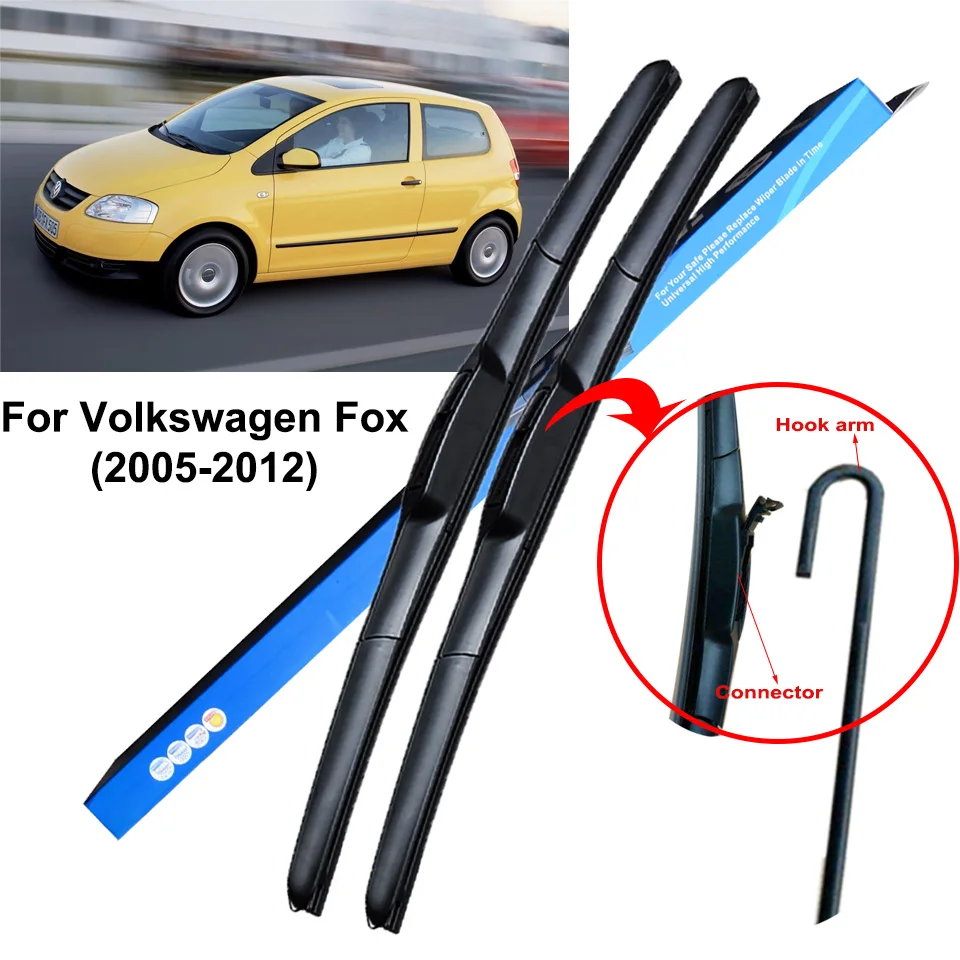 DNGYGN For VW Volkswagen Fox Car Wiper Blade Windshield Wipers 2005 to
