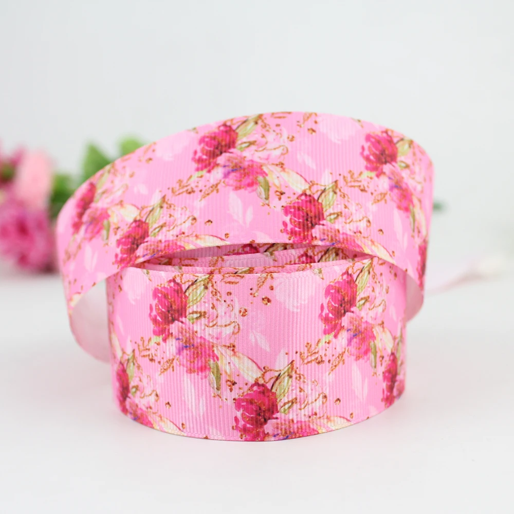 fashion floral printed grosgrain ribbon (5)