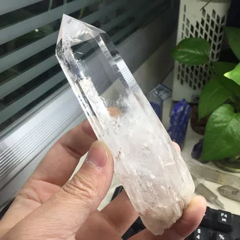 

High Quality Natural Crystal 234g Transparent Quartz Crystal Point Healing Hexagonal Wand Treatment Lucky Stone #A503