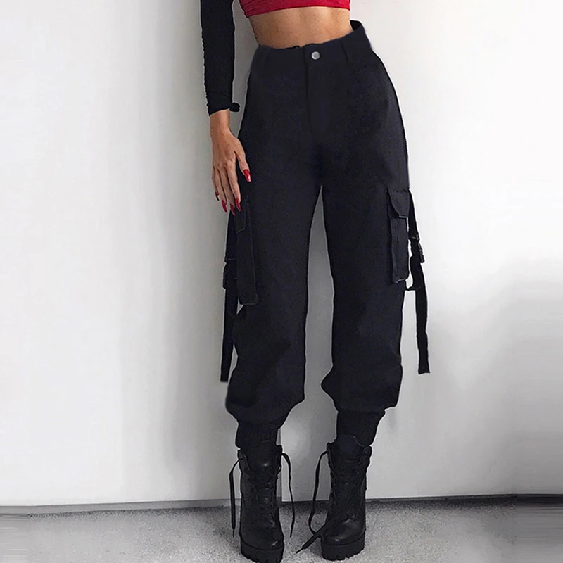 Pantalones con bolsillos laterales mujer Clearance