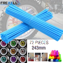 72Pcs/Pack Off-road Bike Wheel spoke skins Colorful Motocross Rims Skins Covers For KTM 350 SX-F EXC 450 EXC 500 XC-W MXC XC XCw 72Pcs/Pack Off-road Bike Wheel spoke skins Colorful Motocross Rims Skins Covers For KTM 350 SX-F EXC 450 EXC 500 XC-W MXC XC XCw