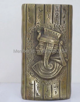 

Mark script Bronze Portraits of EgyptTutankhamun Tutankhate Vase Triangular tank