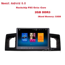 Qcta core Android 6.0 Car GPS stereo for toyota corolla E120 with 1024*600screen 2Gb Ram bluetooth Mirror Link radio 4G WIFI USB