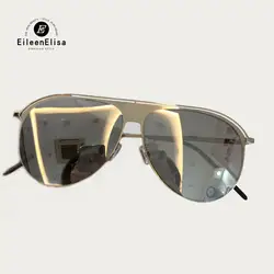 Винтаж Овальный Для женщин солнцезащитные очки 2018 Модные женские солнцезащитные очки высокое качество сплав Frame очки Polarrized Солнцезащитные
