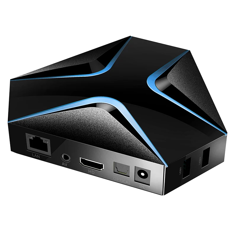Magicsee de hierro Amlogic S905X Android 7,1 caja de TV Quad-core 4 K Resolución 2 GB/16 GB soporte 2,4G WIFI LAN HDMI H.265 caja inteligente - 3