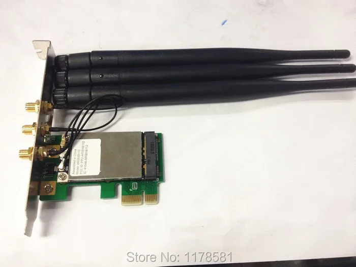 Atheros AR5BXB112 AR9380 PCI E 1X беспроводной настольный WiFi WLAN карта 450 M двухдиапазонный (2 4/5