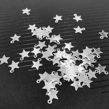 

Wholesale 100 pcs five star shape alloy pendant fit DIY Charm fashion Bracelet Necklace jewelry accessories