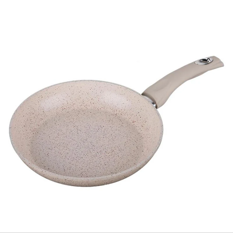 

YiHAO 20CM Imitation Crushed Frying Pans Pan No Stick Pan No Fume Fried Pork Pan General Use for Gas and Induction Cooker