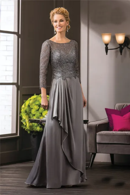 platinum mother of the bride dresses