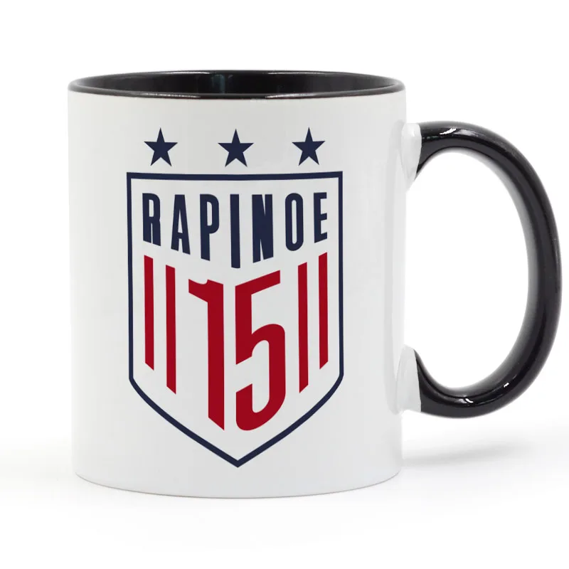 

Megan Rapinoe Coffee Mug Ceramic Cup Color Handle Colour Inside Gifts 11oz