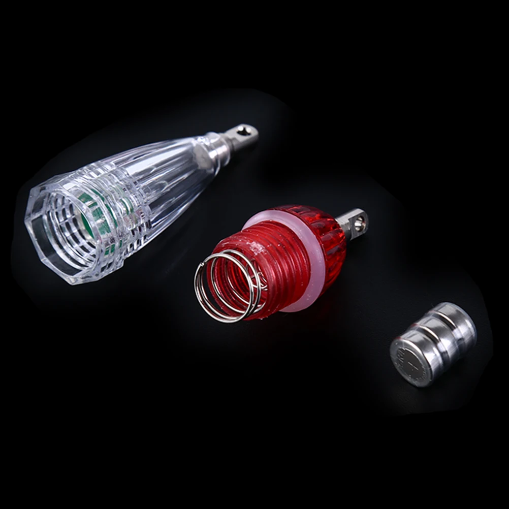 1 قطع الطاعم الصيد led ديب قطرة تحت العين شكل الأسماك إغراء الصيد الحبار ضوء وامض مصباح أدوات الصيد
