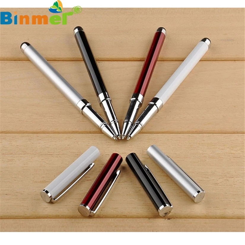 

Factory Price Binmer New 2 in 1 Touch Screen Stylus Ballpoint Pen For IPad IPhone IPod Tablet Nov21