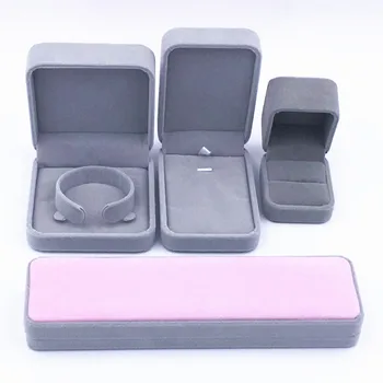 

2016 New 4 times the new velvet necklaces, bracelets, pendants, bracelets show jewelry jewelry gift box
