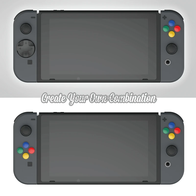 Skull & Co. D-Pad Button Cap Set Thumb Grip for Nintend Nintendo Switch Joy-Con Controller (5)