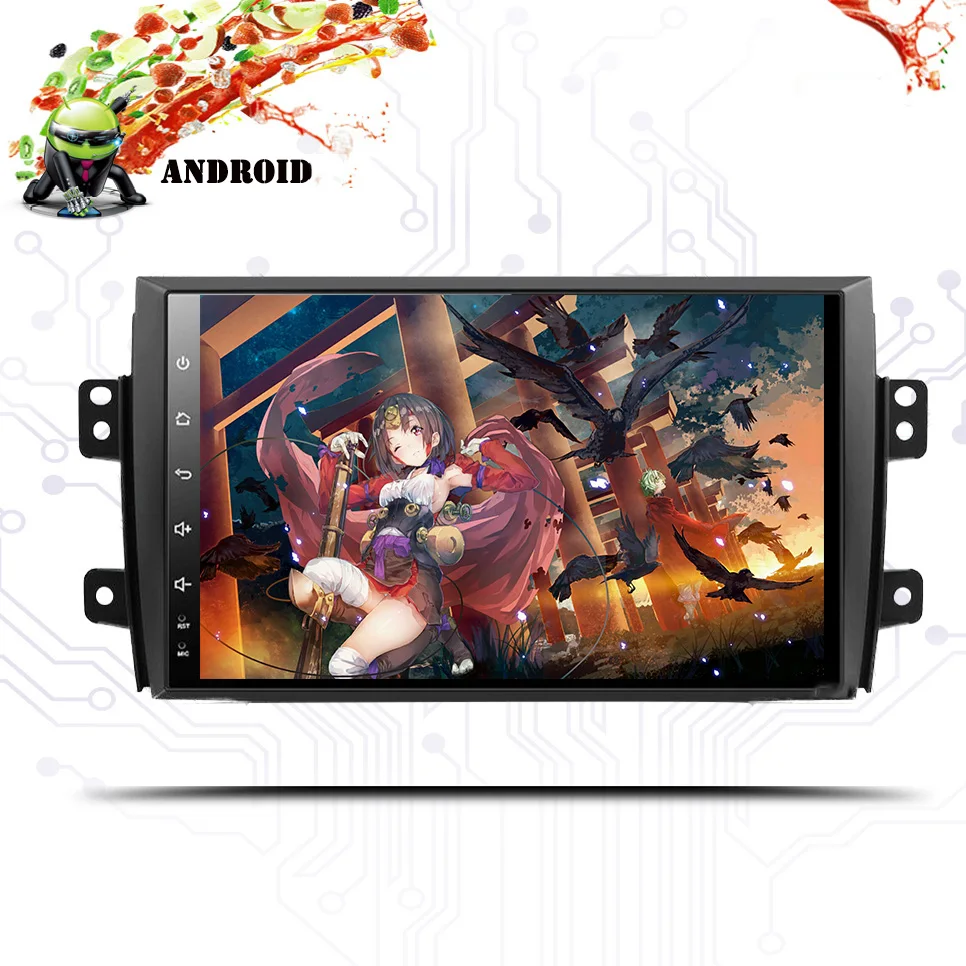 Flash Deal 2Din Android 9.1 Car DVD For SUZUKI SX4 Mp3 Audio DVD Navigation GPS SX4 for Suzuki 2006 - 2013Stereo DSP Option 9.1 5