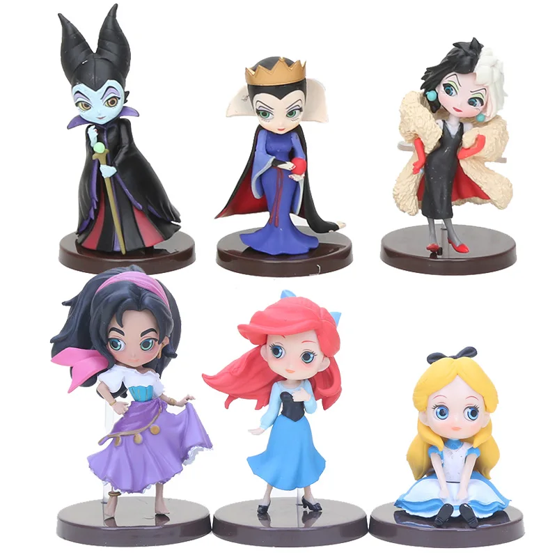 

3pcs/set Q posket Bad Queen set figure doll Snow white Queen Sleeping Beauty PVC Action Figure Collection Model Toy Dolls