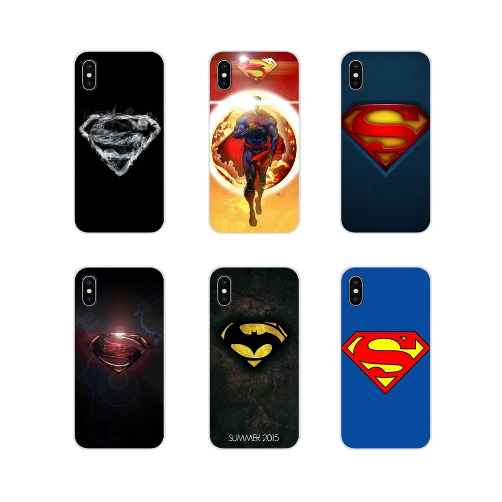 

For Xiaomi Redmi Note 6A MI8 Pro S2 A2 Lite Se MIx 1 Max 2 3 For Oneplus 3 6T Coque Superman Logo Wood Silicone Phone Skin Cover