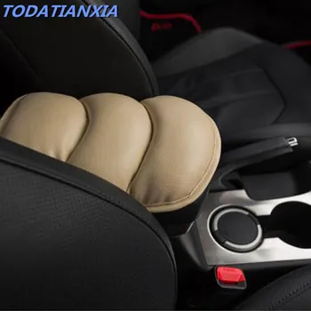 

Car Armrest Soft Leather Protective Case FOR hyundai tucson opel mokka fiat 500x golf 5 audi a4 b8 bmw f20 Accessories