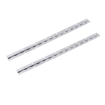 

2pcs Marine Grade Stainless Steel Continuous Hinge with Hole, Polished Finish